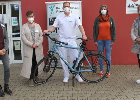 Teilnehmer des Kreiskrankenhauses beim Stadtradeln