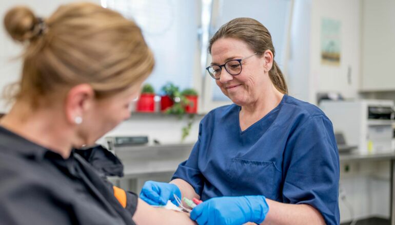 MFA mit Patientin in der Gynäkologischen Ambulanz